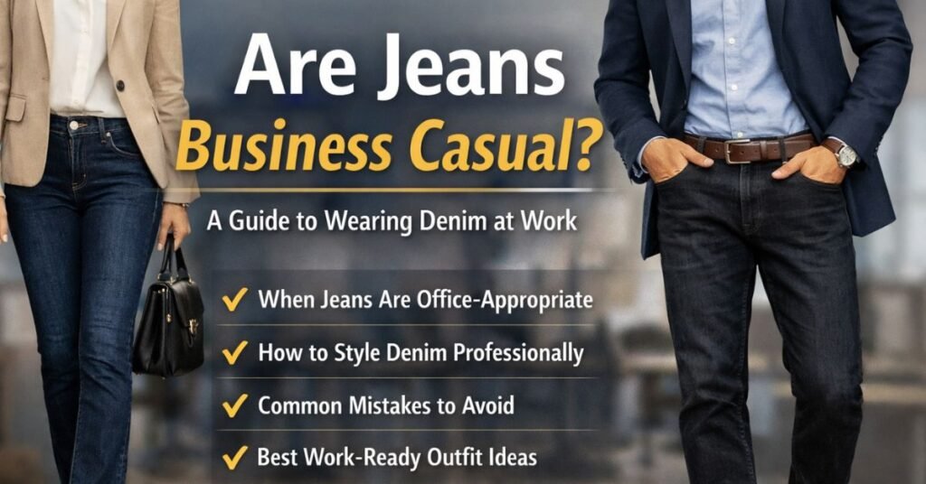 Are Jeans Business Casual? A Real-World Guide to Wearing Denim at Work