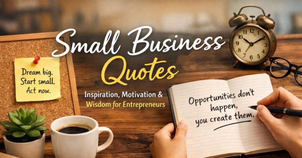 Small Business Quotes: Timeless Inspiration, Real-World Wisdom, and Practical Motivation for Entrepreneurs