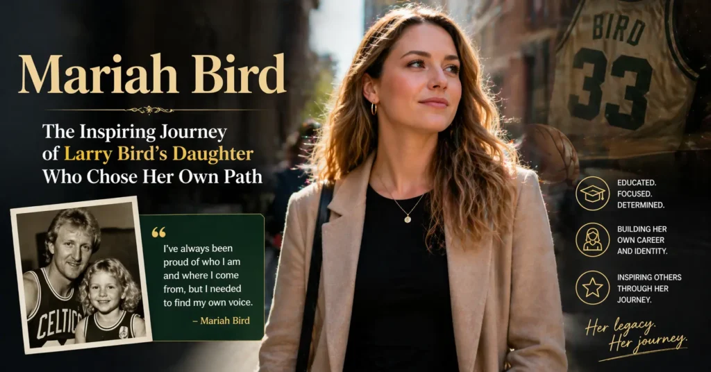 Mariah Bird inspiring journey as Larry Bird’s daughter forging her own path beyond basketball legacy